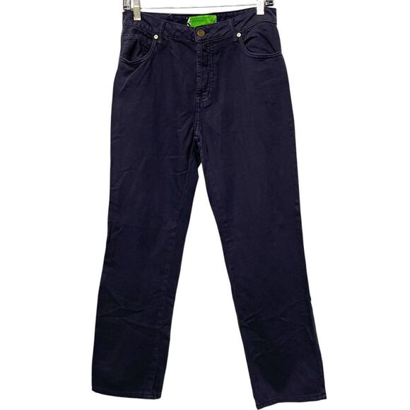 SR vs SANDRINE ROSE Blue Cotton Flax Chino Pants 29 - Picture 7 of 7